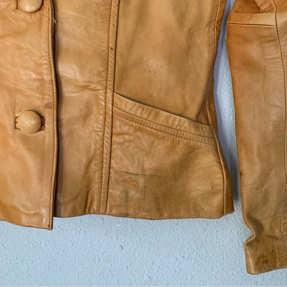 PADITOS // Vintage Genuine Leather Jacket - Size 11/12 - Picture 2 of 5
